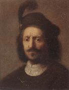 unknow artist Portrait of rembrandt s father,head and shoulers oil on canvas